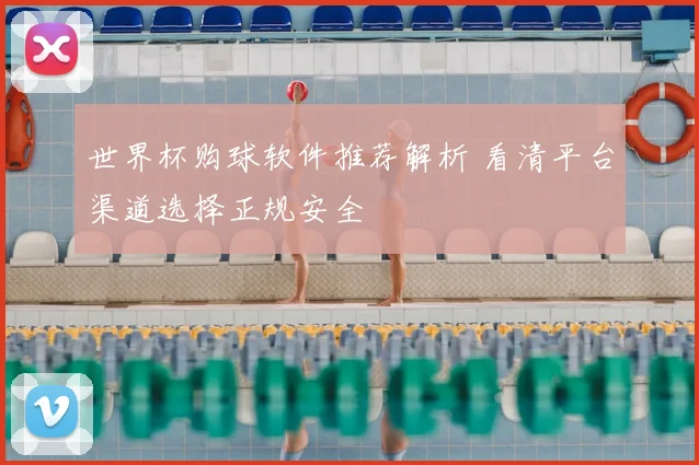 世界杯购球软件推荐解析 看清平台渠道选择正规安全